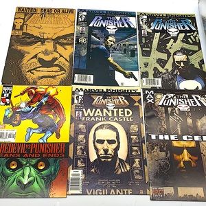 Set of 6 Punisher comics